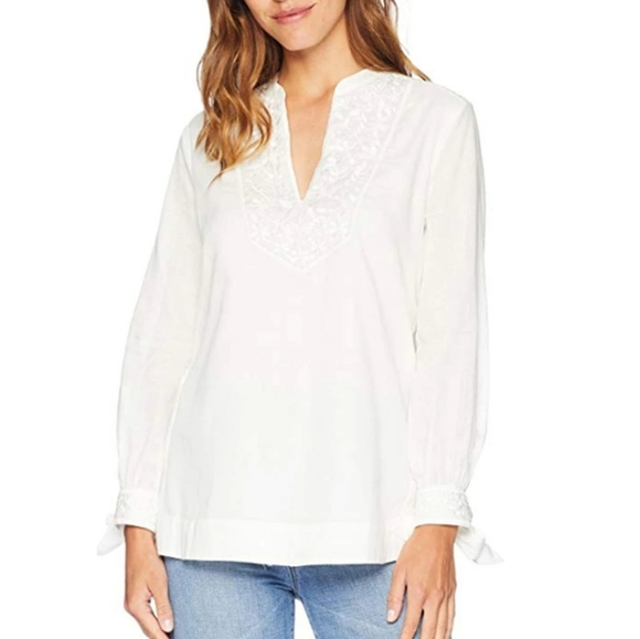 🗯Trina Turk Tiburon Embroidered Blouse - Picture 2 of 9